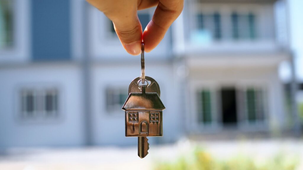 new home with key
