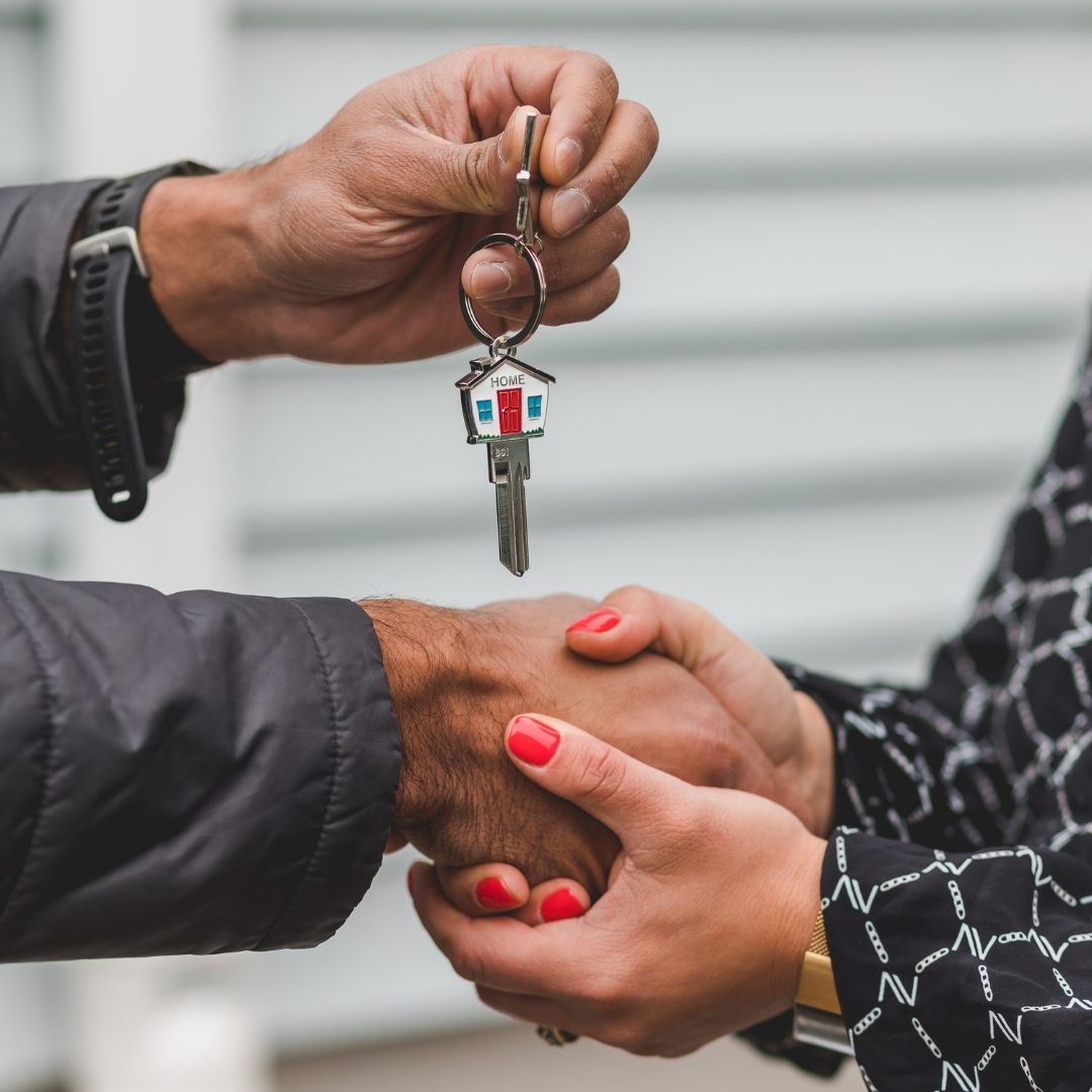 handing over house keys
